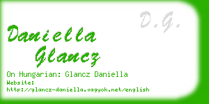 daniella glancz business card